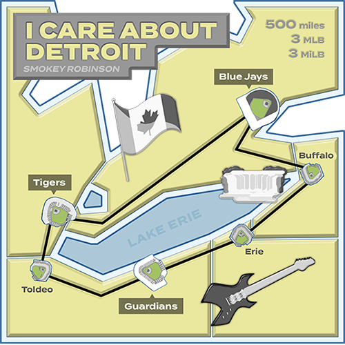 i care about detroit Map